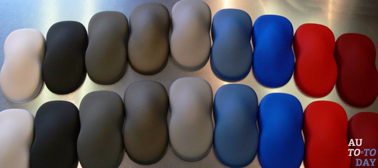 Палитра матовых красок