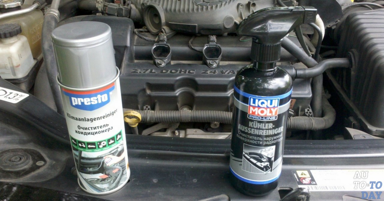 Средство для чистки радиатора