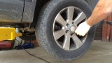 Замена передних шаровых опор и стоек стабилизатора Volkswagen Tiguan