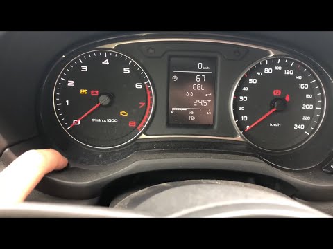 How to reset the oil Intervall setting clearing the service light Audi A1/S1 Sportback DIY