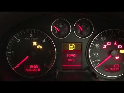 How To Reset 2003-2014 Audi A3 Service Due Inspection Oil Light