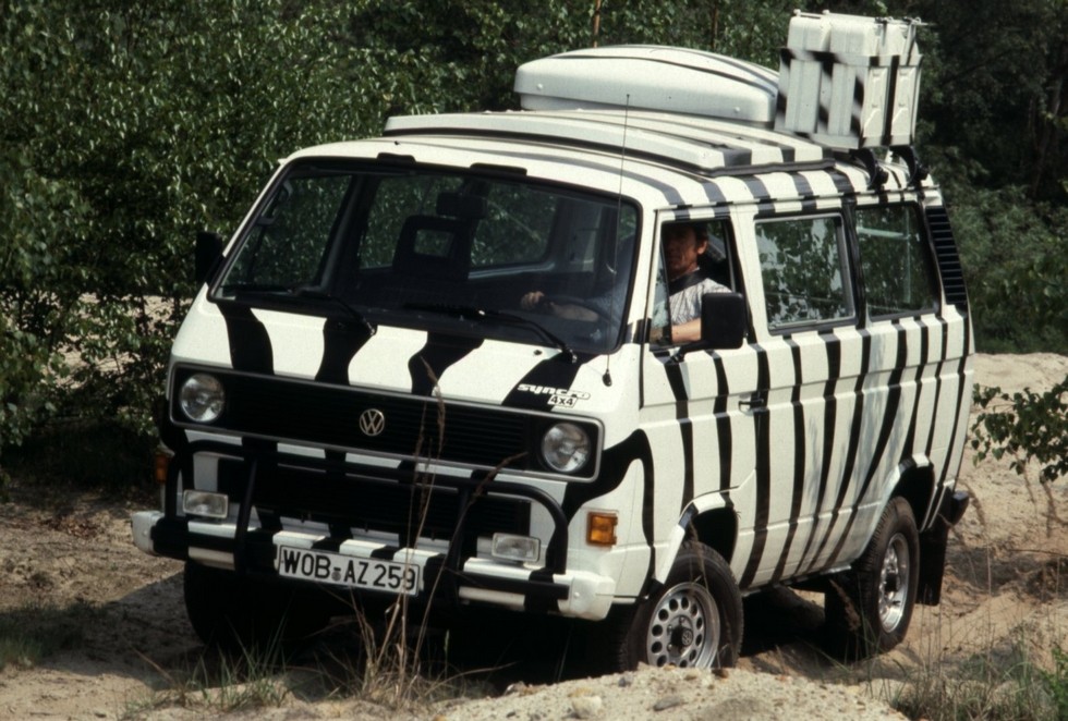 На фото: Volkswagen T3 Transporter Syncro Safari 