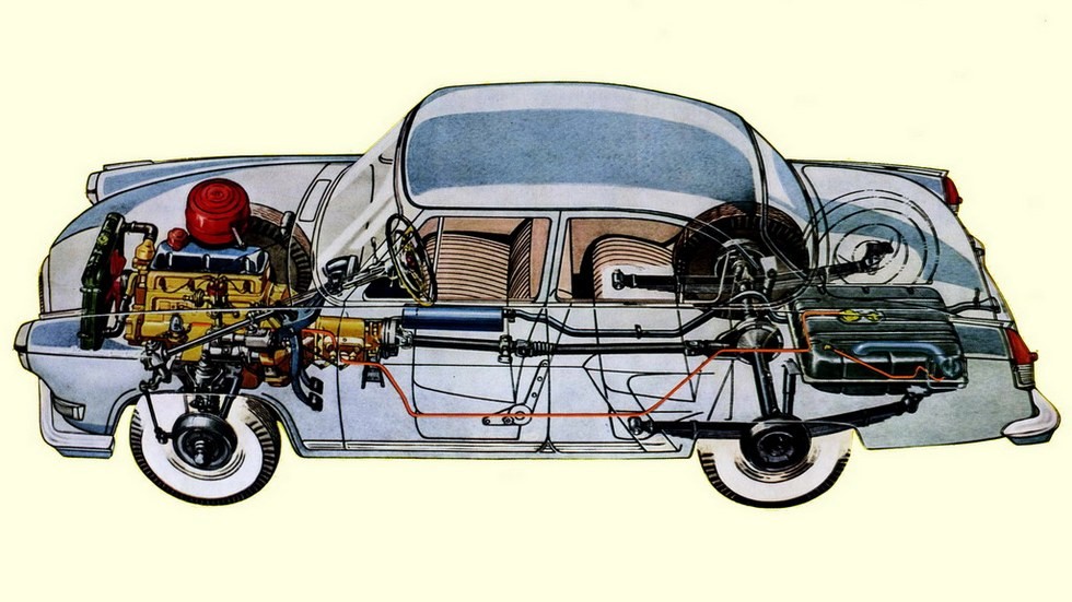 Компоновка машины позволяла агрегатировать с четырехцилиндровым мотором как АКП, так и обычную механику