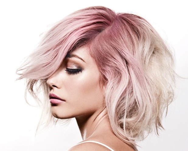 цвет волос жемчужный розовый