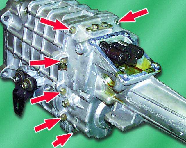  Разборка коробки передач ГАЗ 3110