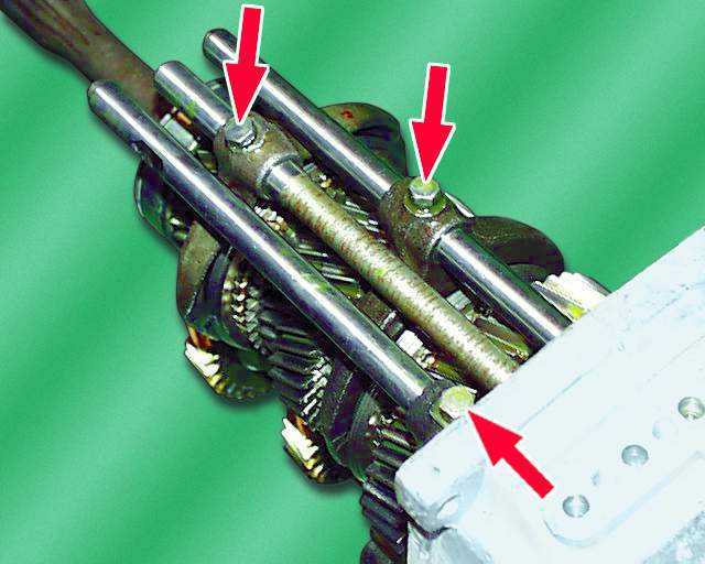 Разборка коробки передач ГАЗ 3110