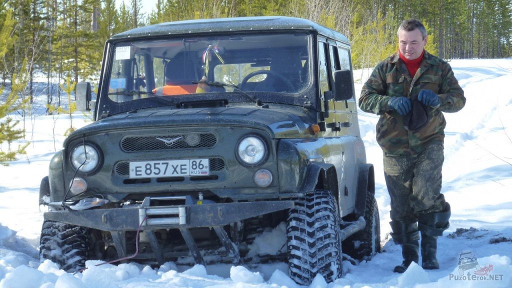 Тюнинг УАЗ Хантер для рыбака