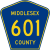 Middlesex County Route 601 NJ.svg