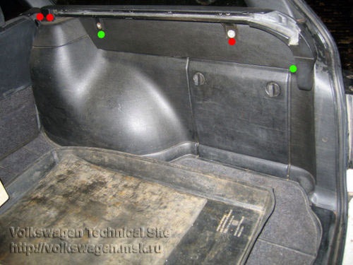 Замена задних амортизаторов и пружин VW Passat B3, B4