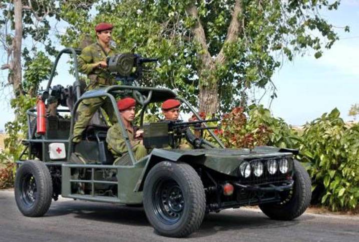 ​Машина VLF (Vehiculo Liviano de Fiero — «лёгкая огневая машина») разработана для кубинского спецназа «Ависпас Неграс» («Чёрные осы»). vasili.io.ua - Лёгкие машины для тяжёлой работы 