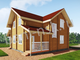 Проект деревянного дома 8,6х9,2 -ЖД2